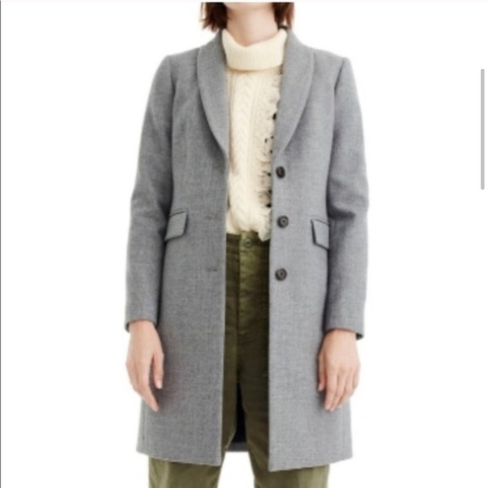 J Crew Parke Topcoat size 4